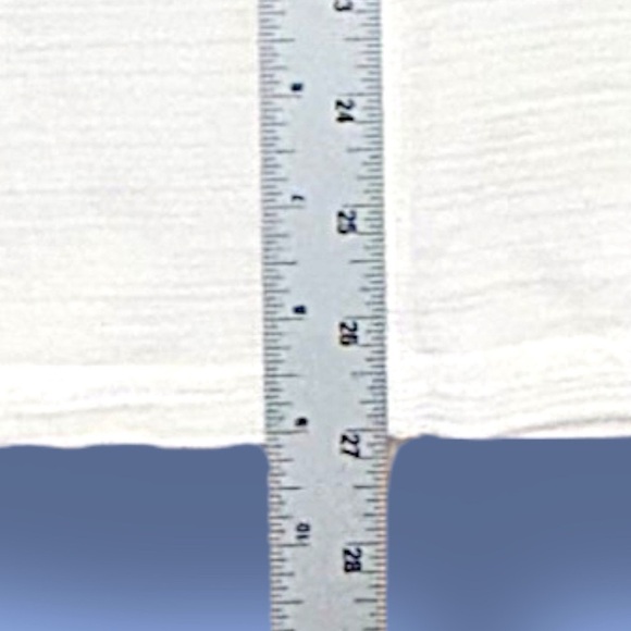 TALBOTS T by Talbots Ribbed Scoop Neck Tee - White Plus 1X - Picture 8 of 11